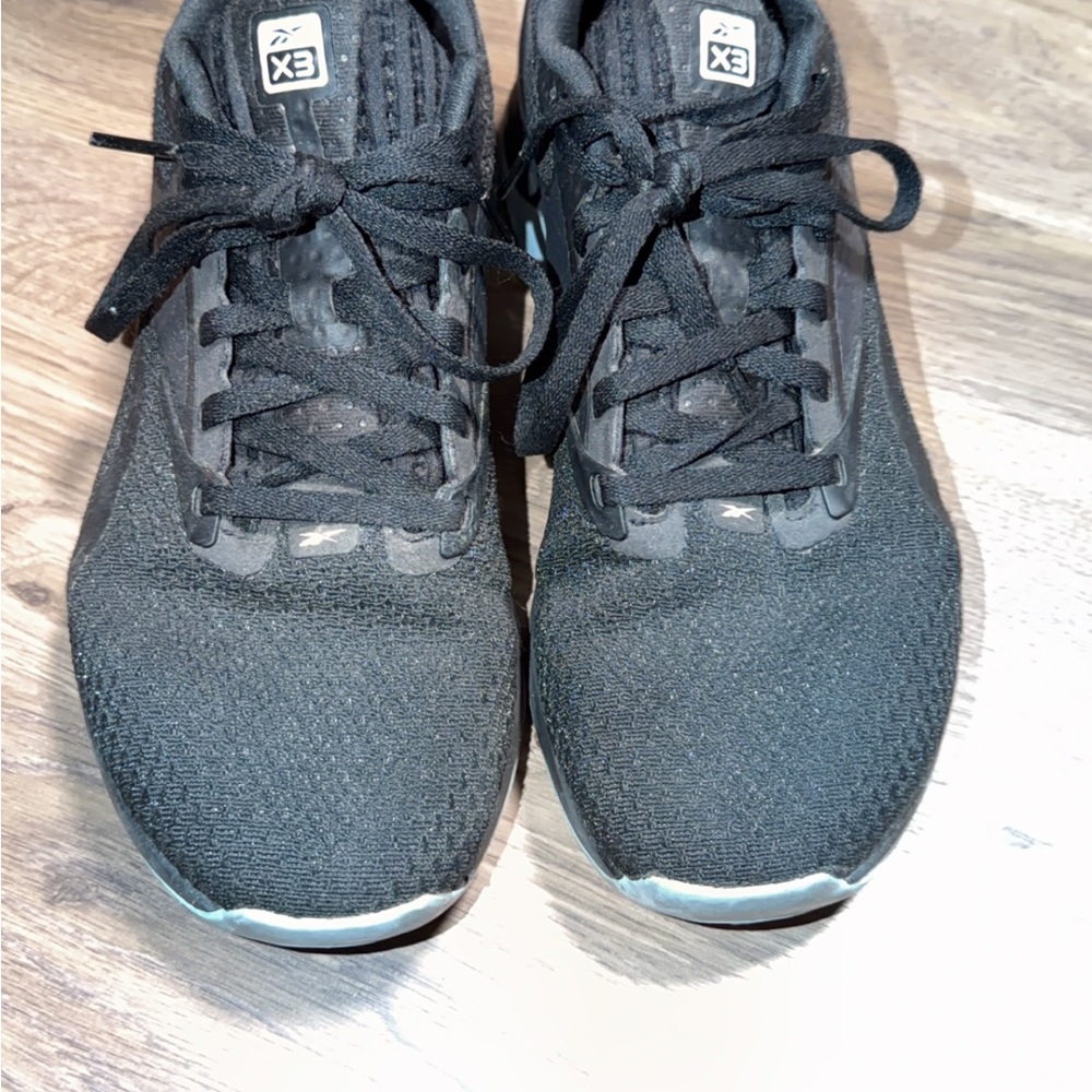 Reebok Black and Gray Nano X3 Athletic Shoes - Picture 2 of 4